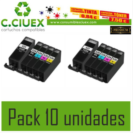 Tinta Compatible Canon cli525 negro
