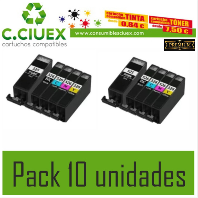 Tinta Compatible Canon cli525 negro