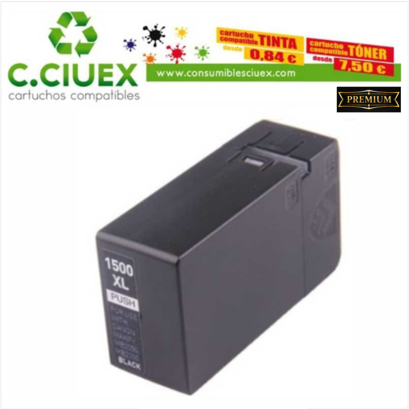 TINTA COMPATIBLE CANON NEGRO PGI 1500XL