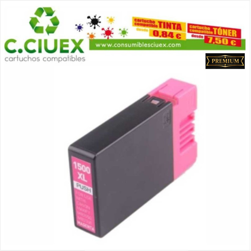 TINTA COMPATIBLE CANON MAGENTA PGI 1500XL