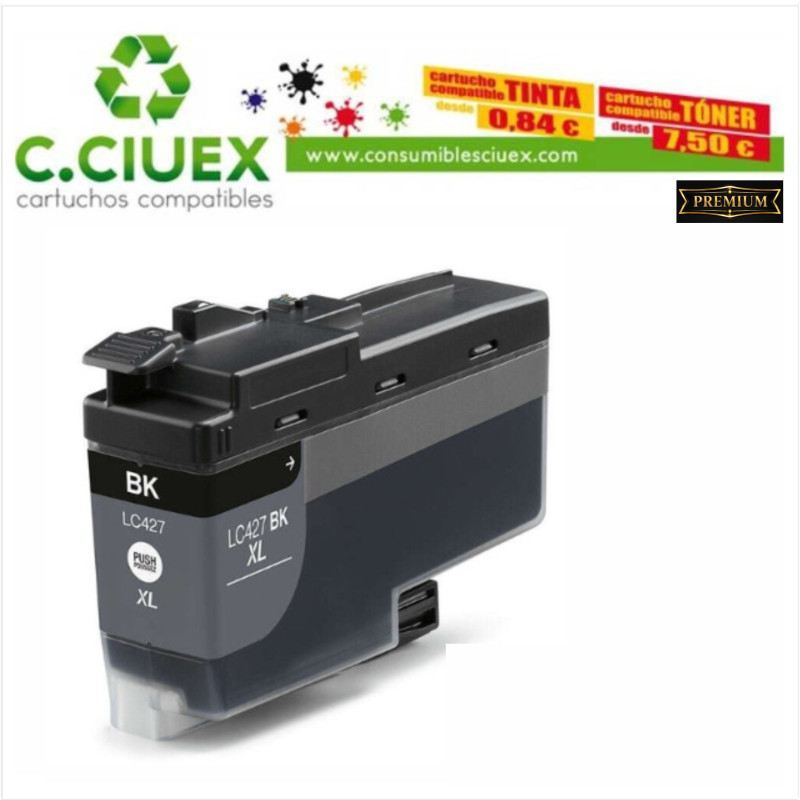 BROTHER COMPATIBLE LC427XL NEGRO
