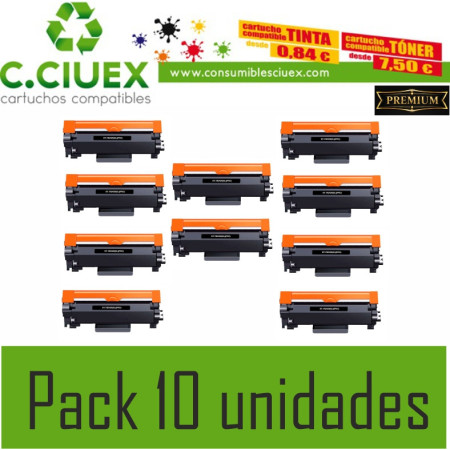 TONER COMPATIBLE BROTHER TN2420XL PACK 10 UNIDADES