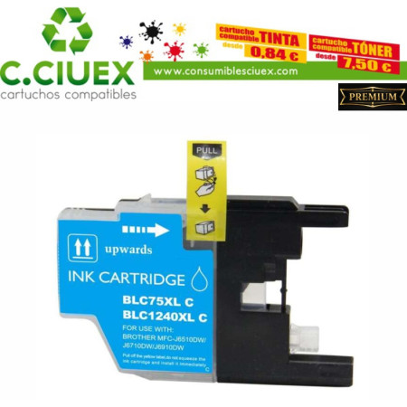 Tinta Compatible Brother LC1280 LC1240 LC1220 Magenta