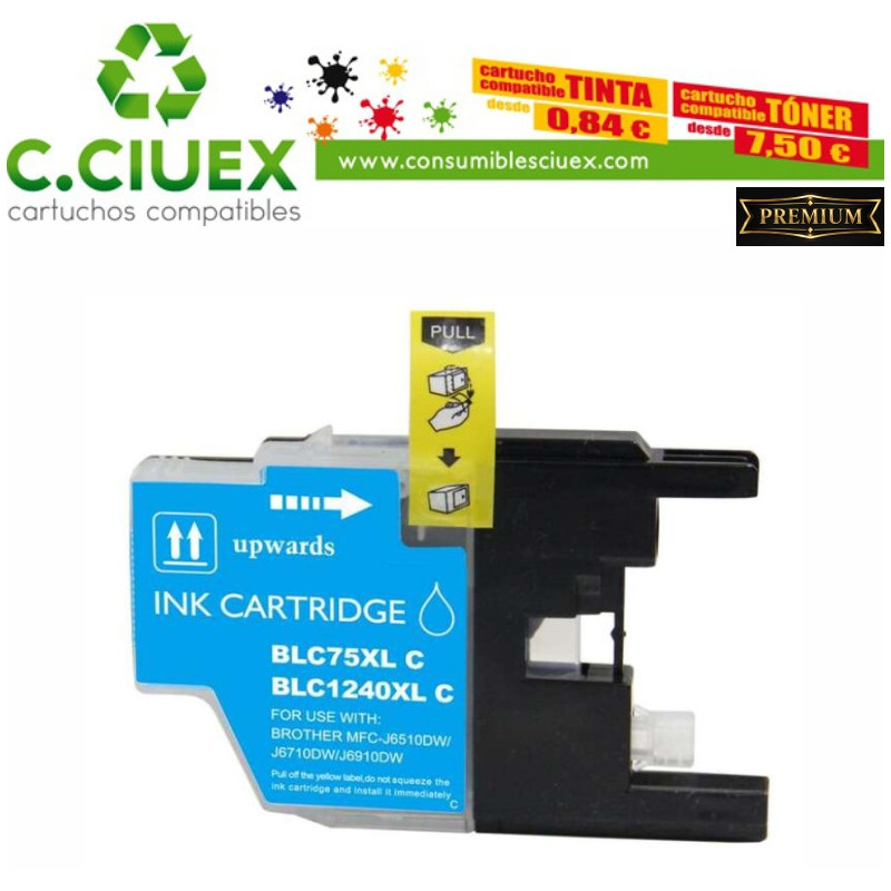 Tinta Compatible Brother LC1280 LC1240 LC1220 Magenta