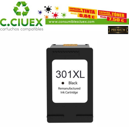 TINTA COMPATIBLE HP 301XL NEGRO