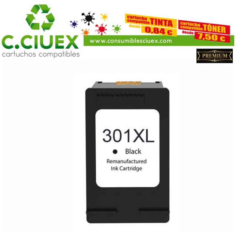 TINTA COMPATIBLE HP 301XL NEGRO