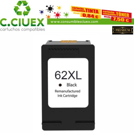 Tinta Compatible HP 62XL Color