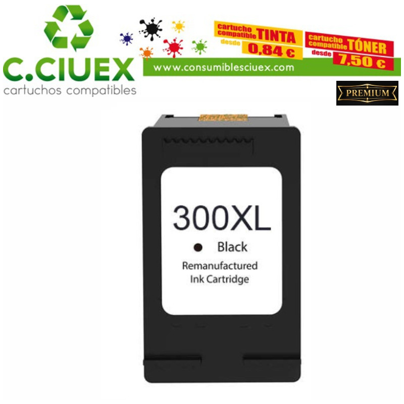TINTA COMPATIBLE HP 300XL NEGRO