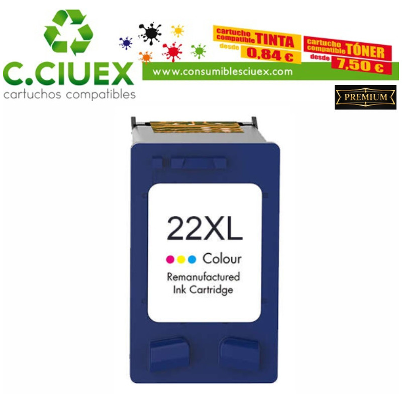 TINTA COMPATIBLE HP 22XL