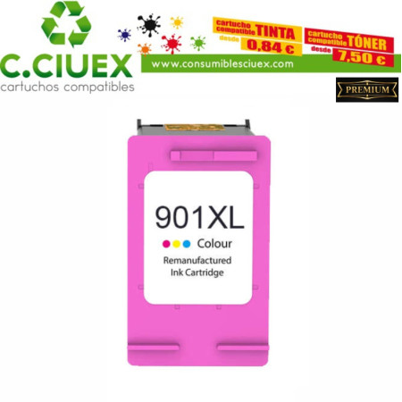 TINTA COMPATIBLE HP901XL COLOR