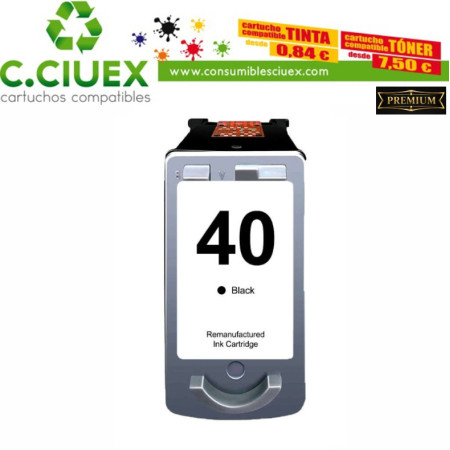 Tinta Compatible Canon PG-40 Negro