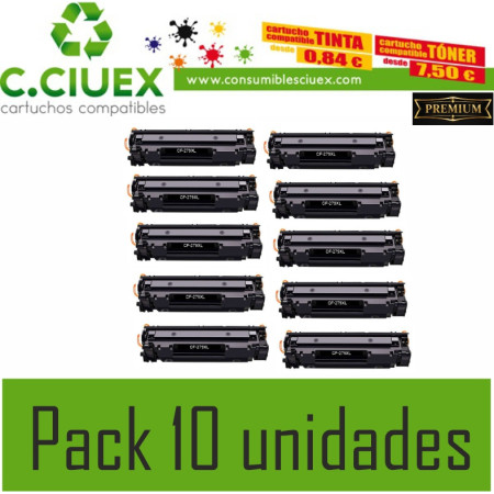 HP CF279XL COMPATIBLE  PACK 10 UNIDADES
