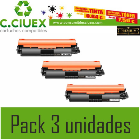 HP CF294xL COMPATIBLE PACK 3 UNIDADES