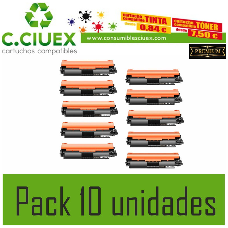 HP CF294xL COMPATIBLE PACK 10 UNIDADES