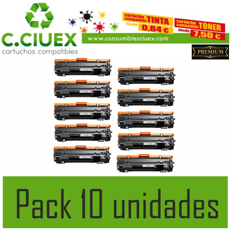 HP CF 244XL COMPATIBLE PACK 10 UNIDADES