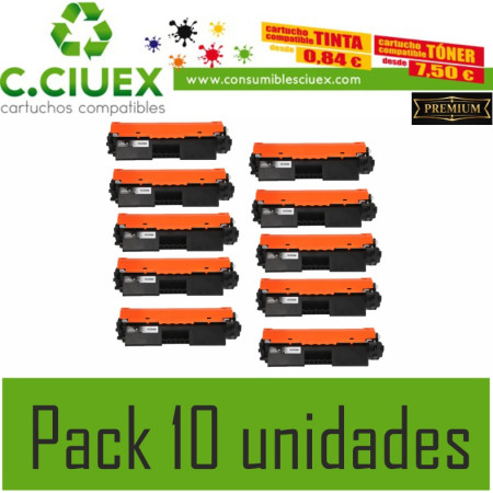 HP CF230X COMPATIBLE PACK 10 UNIDADES