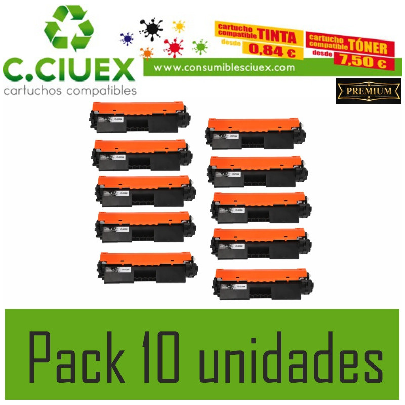 HP CF230X COMPATIBLE PACK 10 UNIDADES
