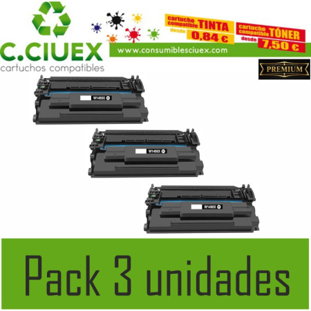HP1490X COMPATIBLE PACK 3 UNIDADES