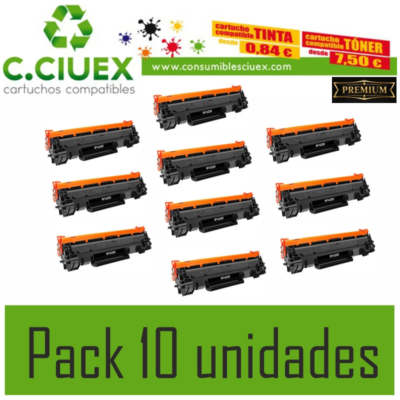 HP W1420XL COMPATIBLE PACK 10 UNIDADES