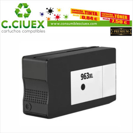 TINTA COMPATIBLE HP 963XL NEGRO