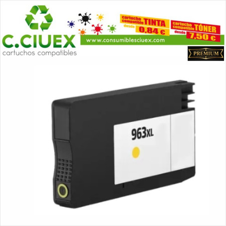 TINTA COMPATIBLE HP 963XL AMARILLO