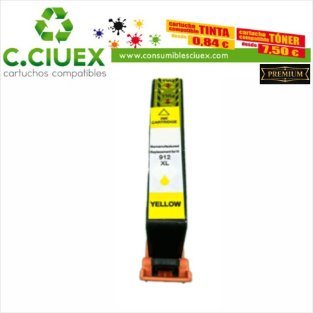 TINTA COMPATIBLE HP912XL AMARILLO