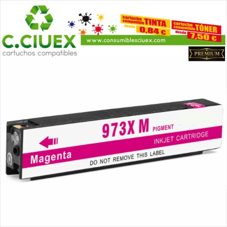 TINTA COMPATIBLE HP 973XL MAGENTA