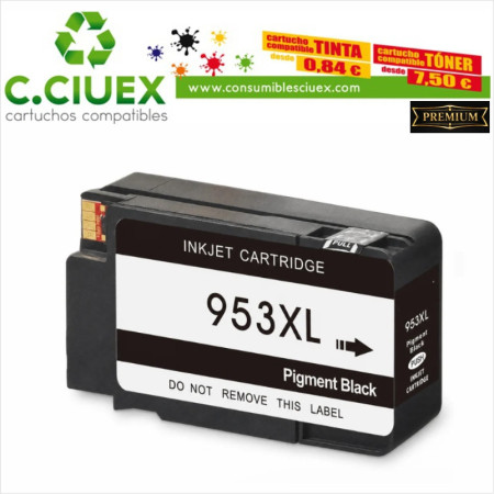 HP 953XL/957XL NEGRO CARTUCHO DE TINTA PIGMENTADA