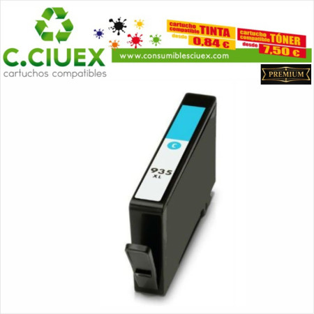 TINTA COMPATIBLE HP 935XL CYAN