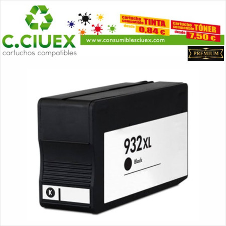 TINTA COMPATIBLE HP 932XL NEGRO (CN053AE)