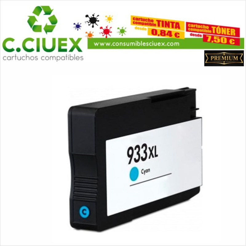 TINTA COMPATIBLE HP 933XL CYAN (CN054AE)