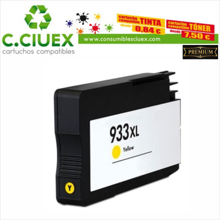 TINTA COMPATIBLE HP 933XL AMARILLO (CN056AE)